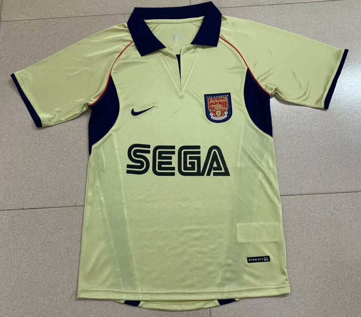 Maglia Arsenal away 01/02
